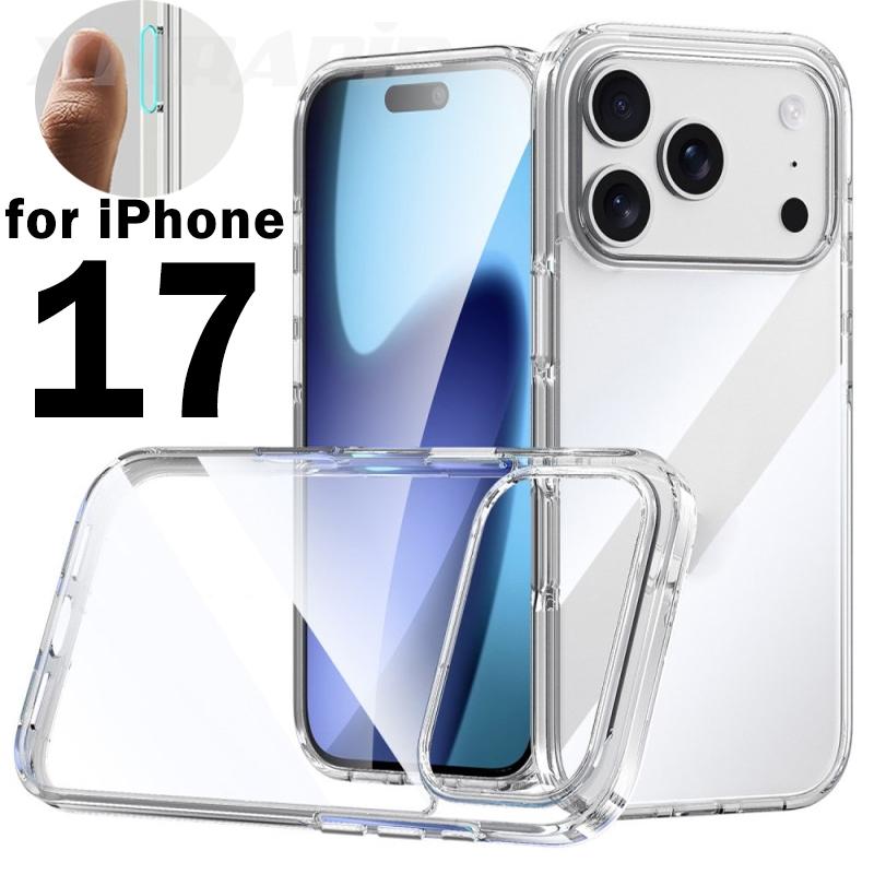 Transparent Case For For Iphone 17 Pro Max 17Air 17pro 17PM Shockproof Protective Phone Cover HD Clear Hard PC Bumper for For Iphone 17