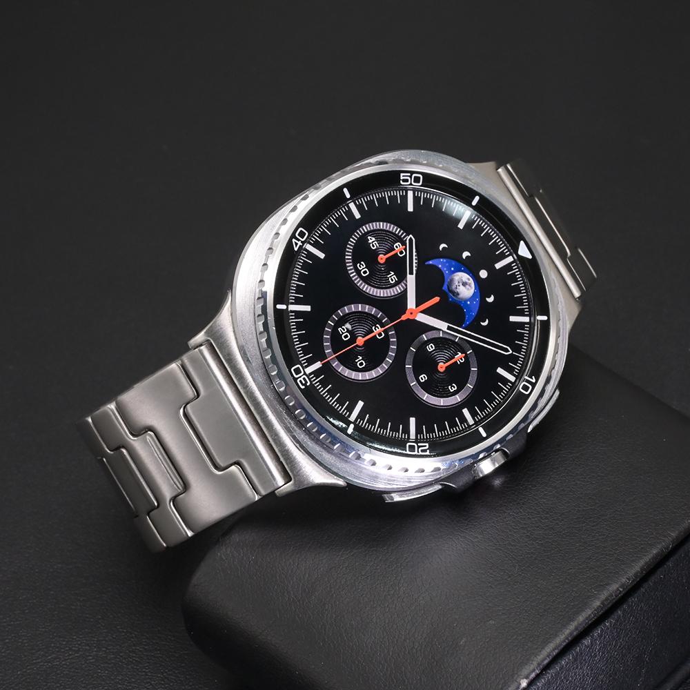 Титановый ремешок для часов Samsung Galaxy Watch 8 Classic 46 мм 8 40 мм 44 мм Роскошный металлический ремешок для Galaxy Watch Ultra 2025 2024 47 мм