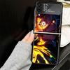 Чехол Demon Slayer Shinazugawa Sanemi для Samsung Galaxy Z Flip7 Flip6 Flip5 Flip4 Flip3 5G Жесткий чехол для телефона Z Flip 7 6 5 4 3 Черный