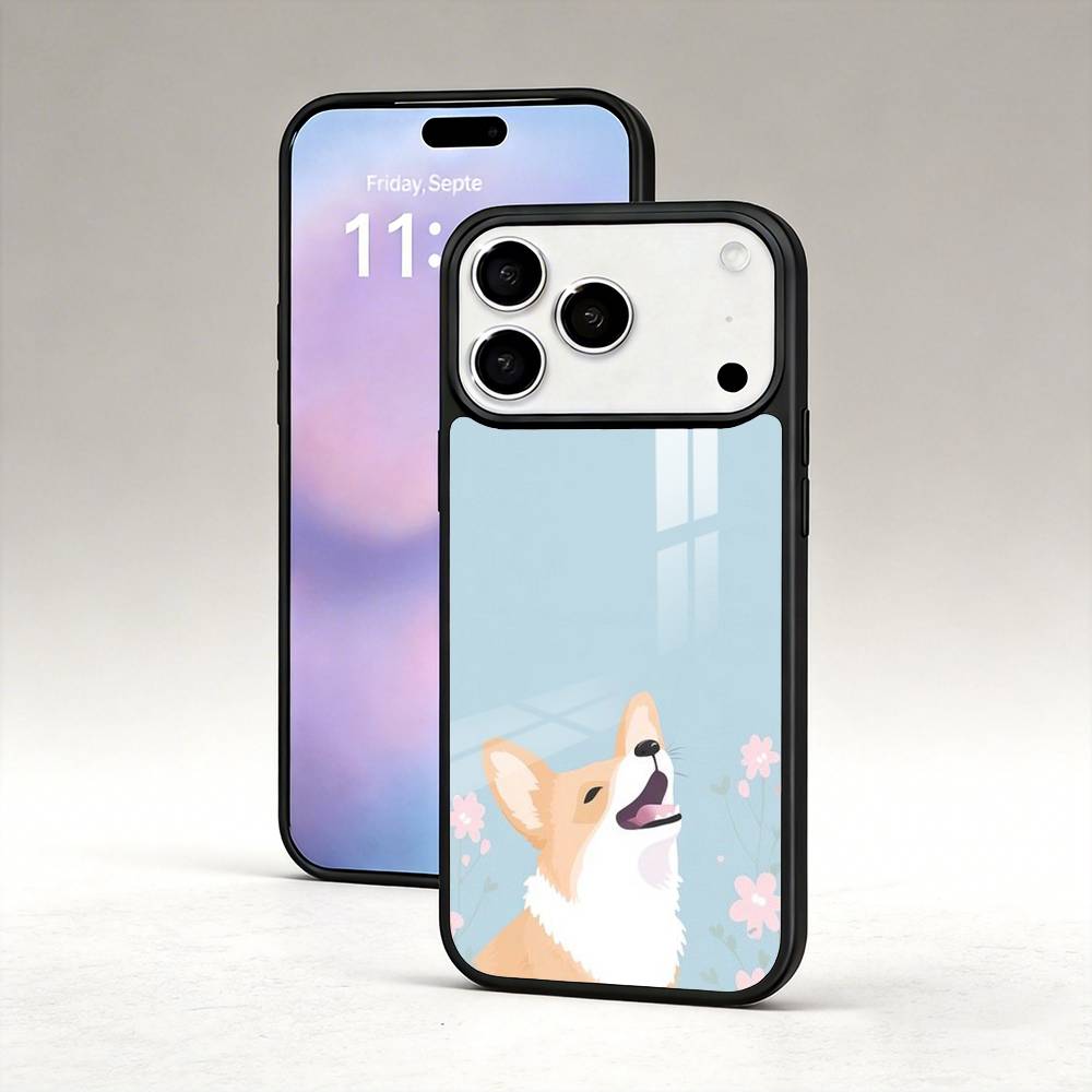 C-Cute Corgi Phone Case For iPhone17,16,15,14,13,12,Pro,Max,Magnetic For Magsafe Wireless Charging
