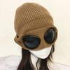 With Glasses Ear Protection Men Beanie Caps Women Wool Caps Knitted Hats Ski Cap Korean Beanies