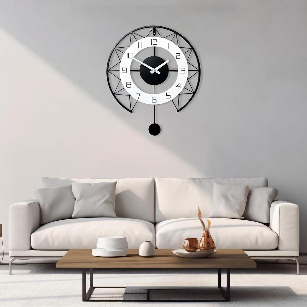 Wall Clock for Living Room, Bedroom, Office, Home and Hall | Fancy Big Size Modern Wall Watch for Home Decor | Unique Big Size Designer Wallclock