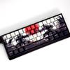 Закат Война Боковая Гравировка Колпачки Клавиш Cherry PBT 82 Клавиши Персонализированные Колпачки Клавиш для 60/68/75 Раскладки Механической Клавиатуры Профили