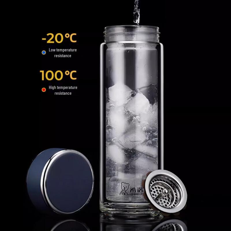 Двухслойная кружка из боросиликатного стекла Xinuo XN-6650