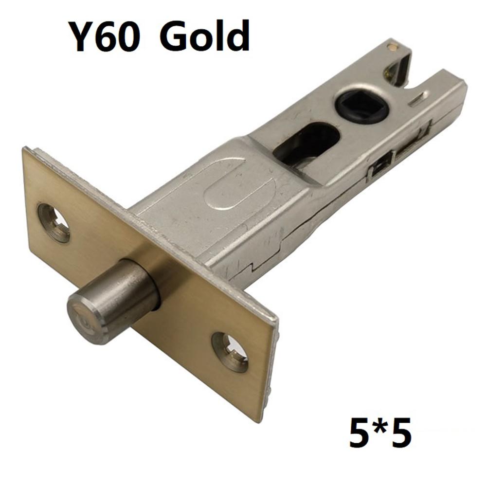 Корпус замка для ванной комнаты Цилиндровый замок Язычок Туалетный Одноязычковый Дверной засов Обустройство дома Фурнитура для двери ванной комнаты