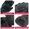 Мотоциклетные перчатки ветрозащитные водонепроницаемые Guantes Moto мужские перчатки для езды на мотоцикле сенсорный экран мото перчатки для мотокросса зимние