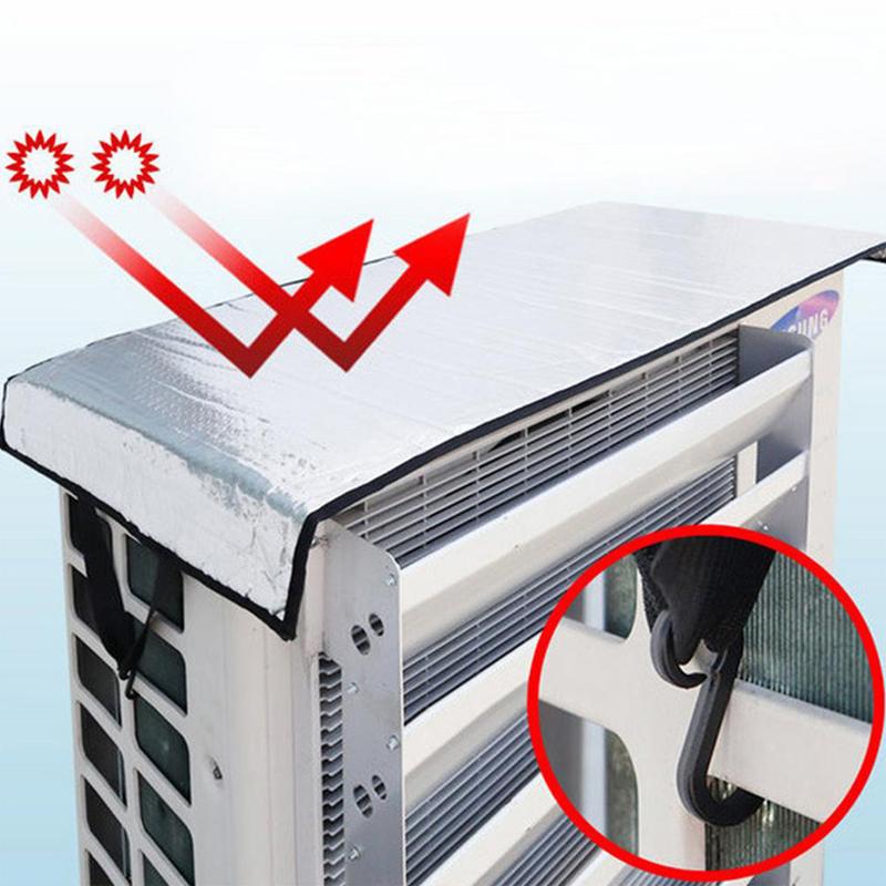 46x95CM Air Conditioning Cover Outdoor Sun Rainproof Anti-Dust Anti-Snow Cleaning Cover Home Air Conditioner Keep Cleaning Tools