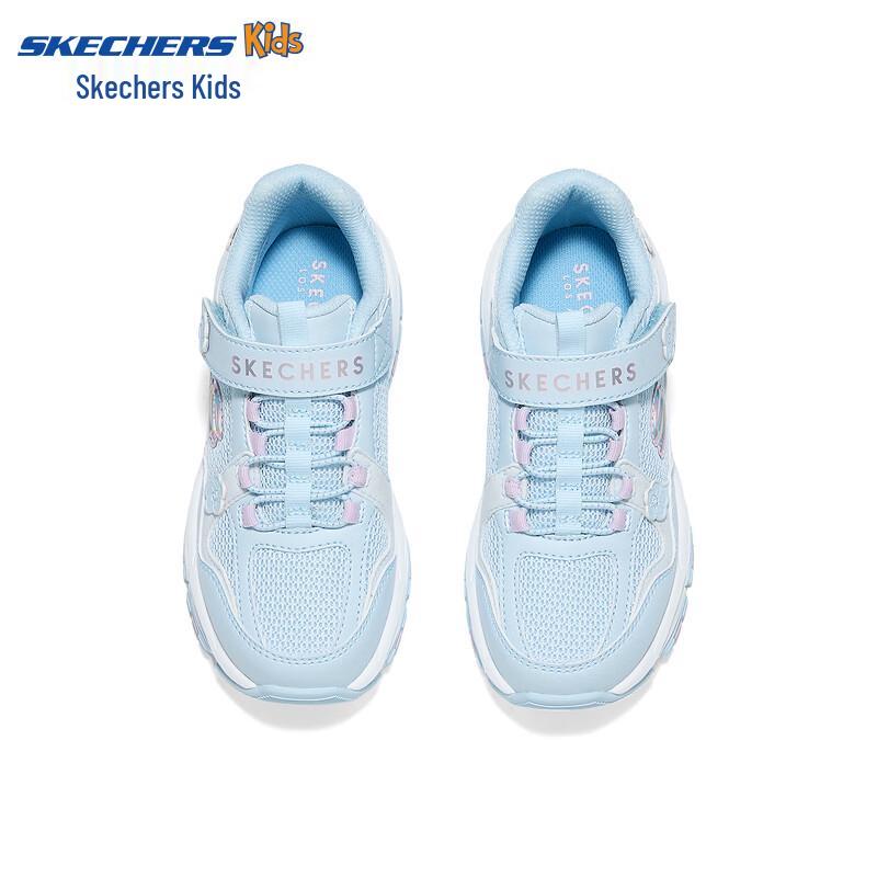 Skechers Кроссовки для девочек на липучках в стиле "папиных" 319353L