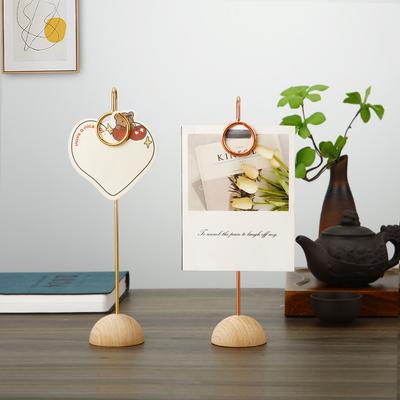 1 шт. металлический зажим для заметок с деревянной основой DIY зажим для заметок с изображением карты держатель для бумаги для декора свадебной вечеринки