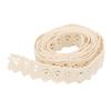 Кружевная лента хлопковая нить 20 ярдов бежевый декоративные аксессуары для одежды подарок украшение