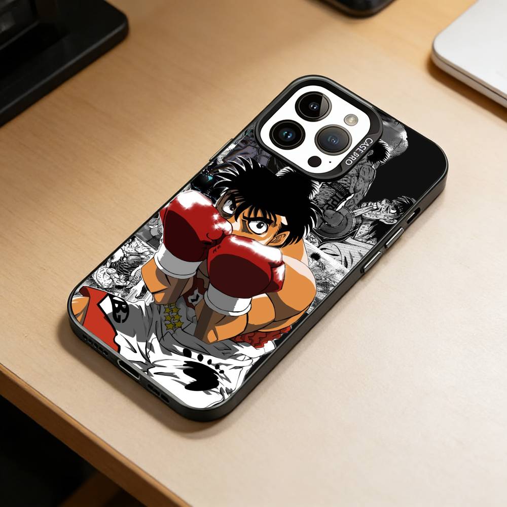 H-Hajime no-OO Ippo Phone Case For iPhone 17,16,15,14,13,12,11 Plus,Pro Max,XS,Colorful Silver Phone case Funda Cover