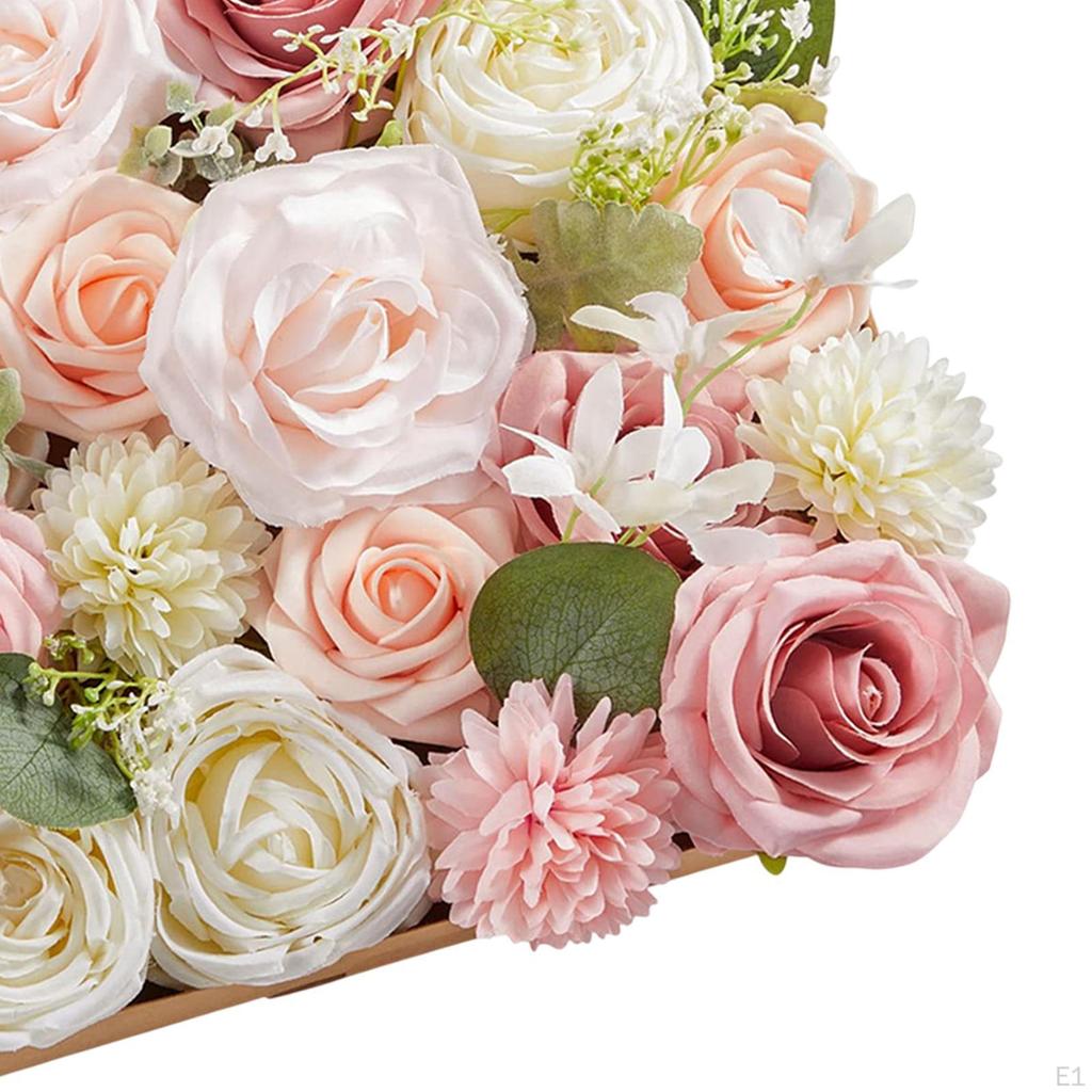 Искусственные цветы в коробке цветочные композиции венок свадебное украшение букет своими руками для детского душа