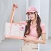 New Disney Strawberry Bear Series PVC Tote Bag, Shopping Bag, Shoulder Bag Women's Pink BMK-72842