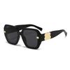 New European and American women's large-frame classic sunshades, personalized trendy sunglasses, sunscreen sunglasses