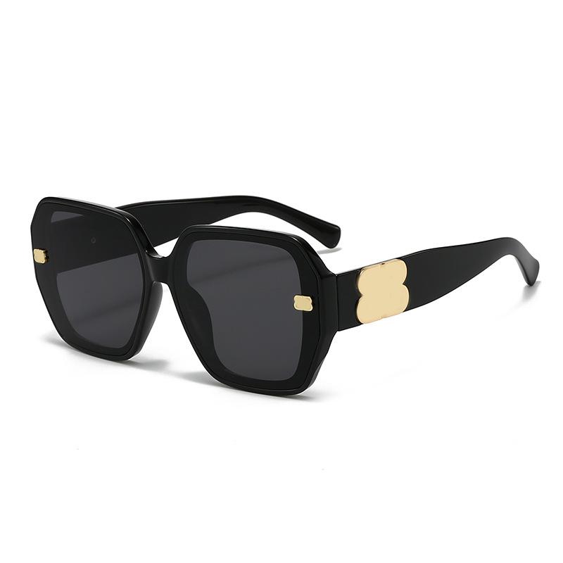 New European and American women's large-frame classic sunshades, personalized trendy sunglasses, sunscreen sunglasses