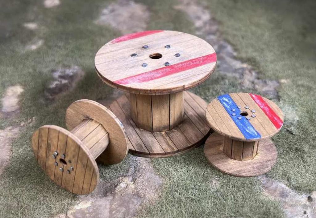 Kobaanii Mokei Kobo Sweet Style Series Cable Spool Assembly Kit 1/24 SS-040