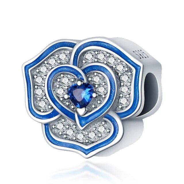 Стерлингового серебра 925 пробы, зеленая бабочка, цветок, стрекоза, подходит Pandora, оригинальные эмалированные подвески Pulsera, подвески, сделай сам, подарки для изготовления ювелирных изделий