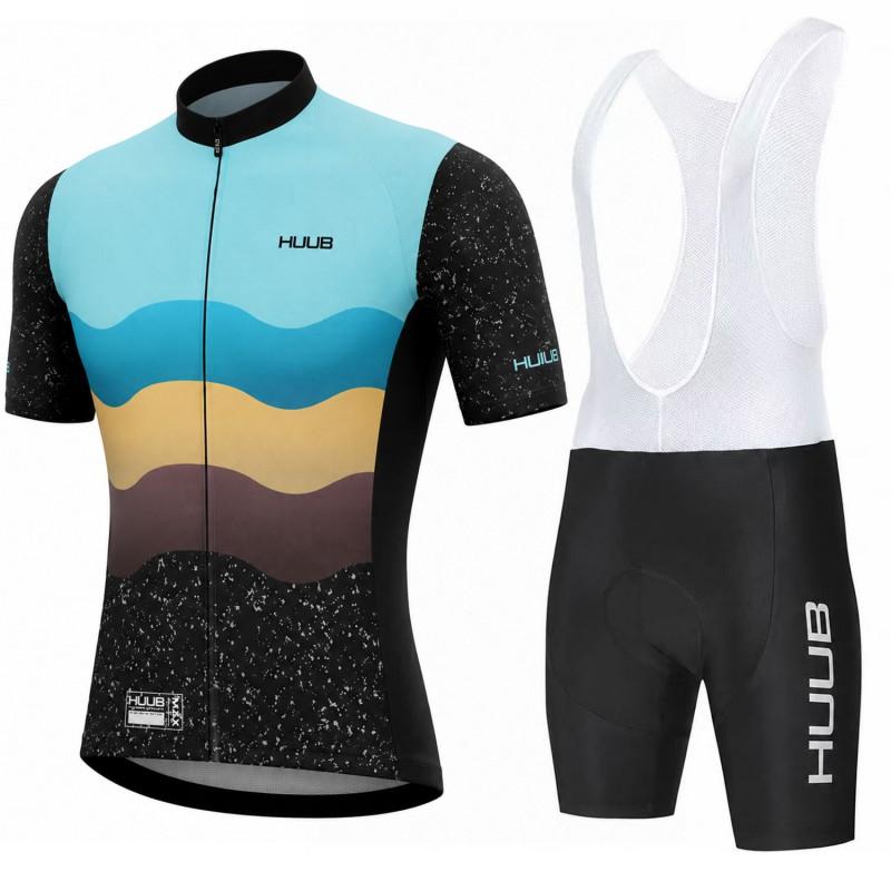 HUUB Short Sleeve Cycling Jersey Set Breathable Quick-Dry Performance Wear Men Women Ride