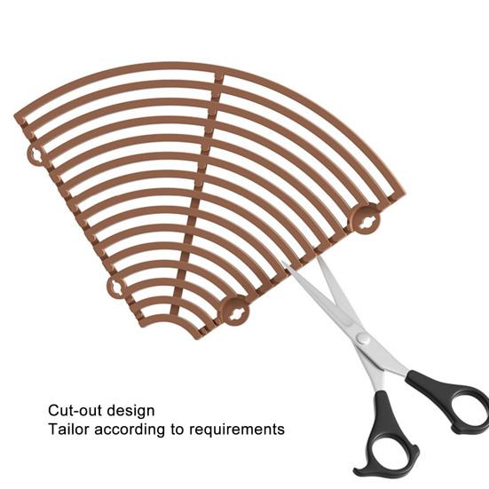 1 Set Plant Pot Grid Reusable Rust-proof ABS Flower Pot Grid Cat Digging Stopper Baby-proofing Supplies for Home