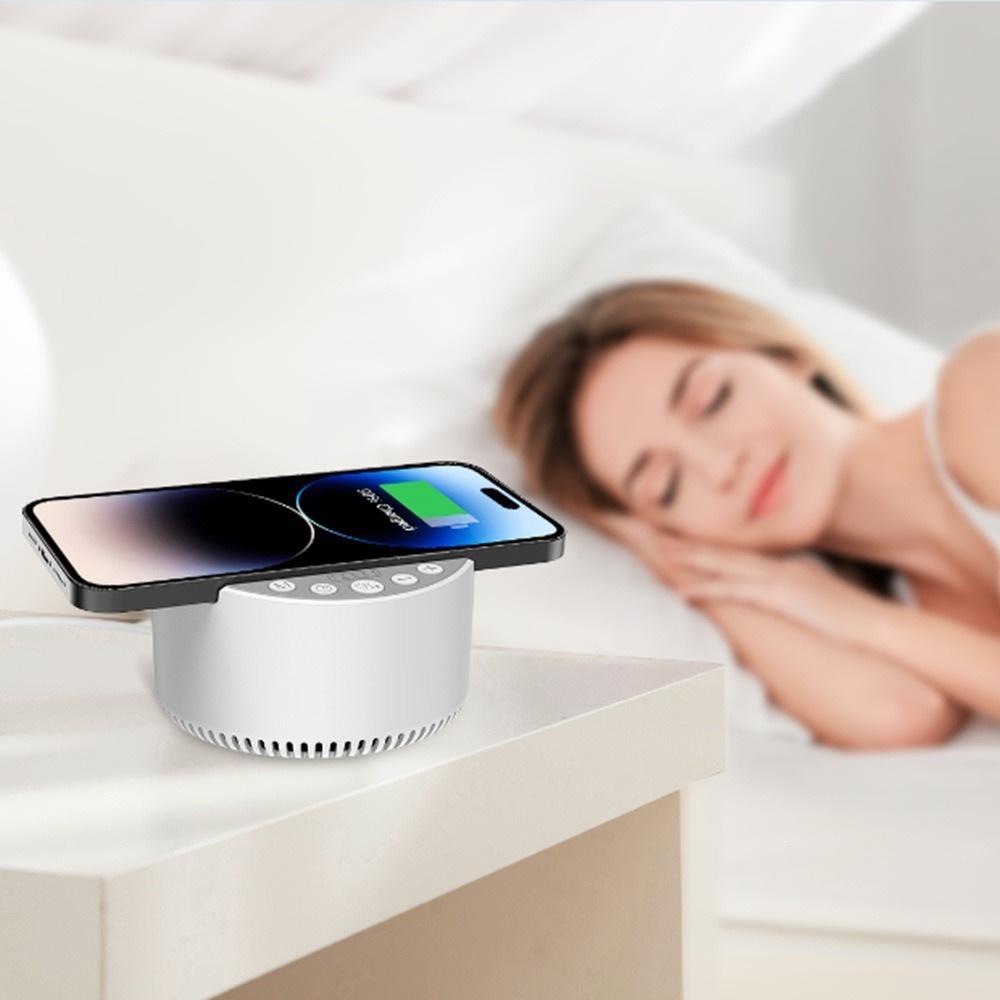 Умная гипнотическая Bluetooth-колонка с беспроводной зарядкой и белым шумом для сна
