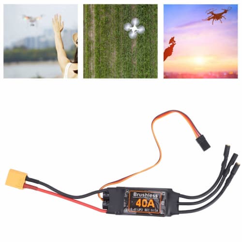 Zerodis. Brushless ESC Speed ??Controller 40A RC Drone Airplane Accessories