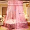 НОВЫЙ кружевной купол принцессы, кровать с балдахином от насекомых, сетчатая занавеска, элегантная круглая москитная сетка, бытовая большая кровать, постельные принадлежности, удобный сон
