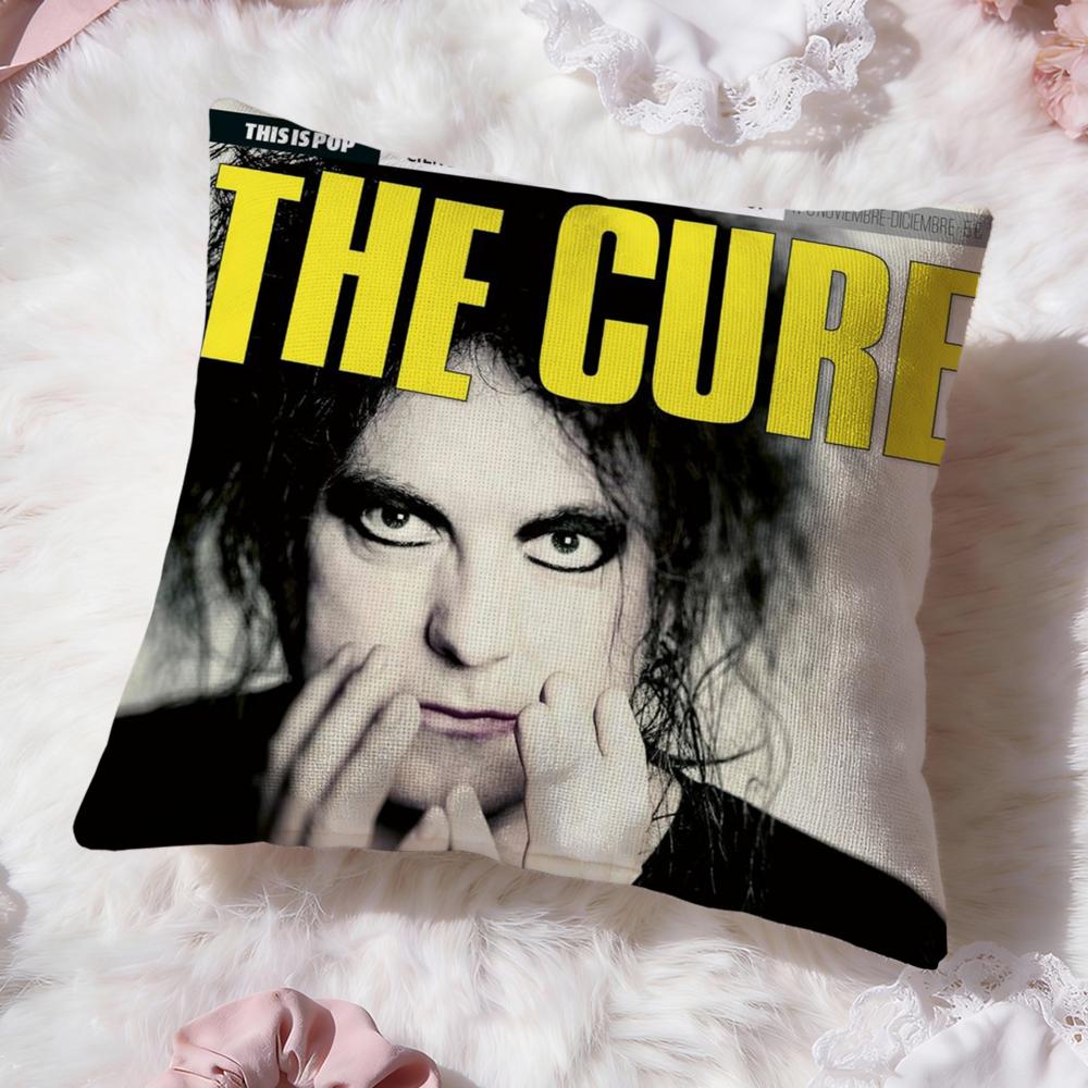 Rock Band The C-Cure Наволочка Премиум Комфорт Двусторонняя Подушка - Дизайн Два в Одном для Любой Комнаты и Салона Автомобиля