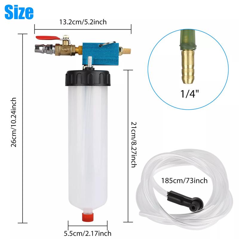 Инструмент для замены масла тормозной жидкости автомобиля Гидравлический клапан для спуска масла сцепления Пустой сменный слитый инструмент для мотоцикла