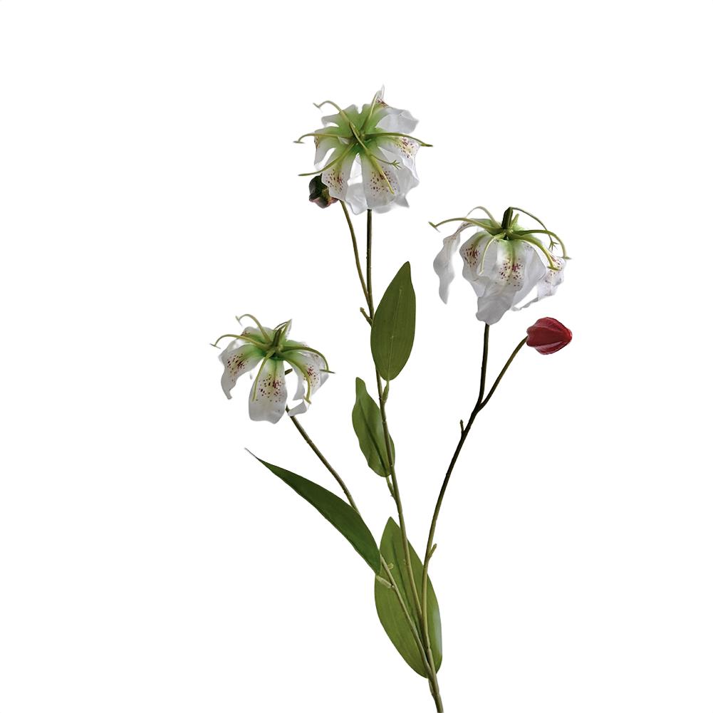 Creative Prop Use Artificial Flower Gloriosa Lily Lifelike Texture