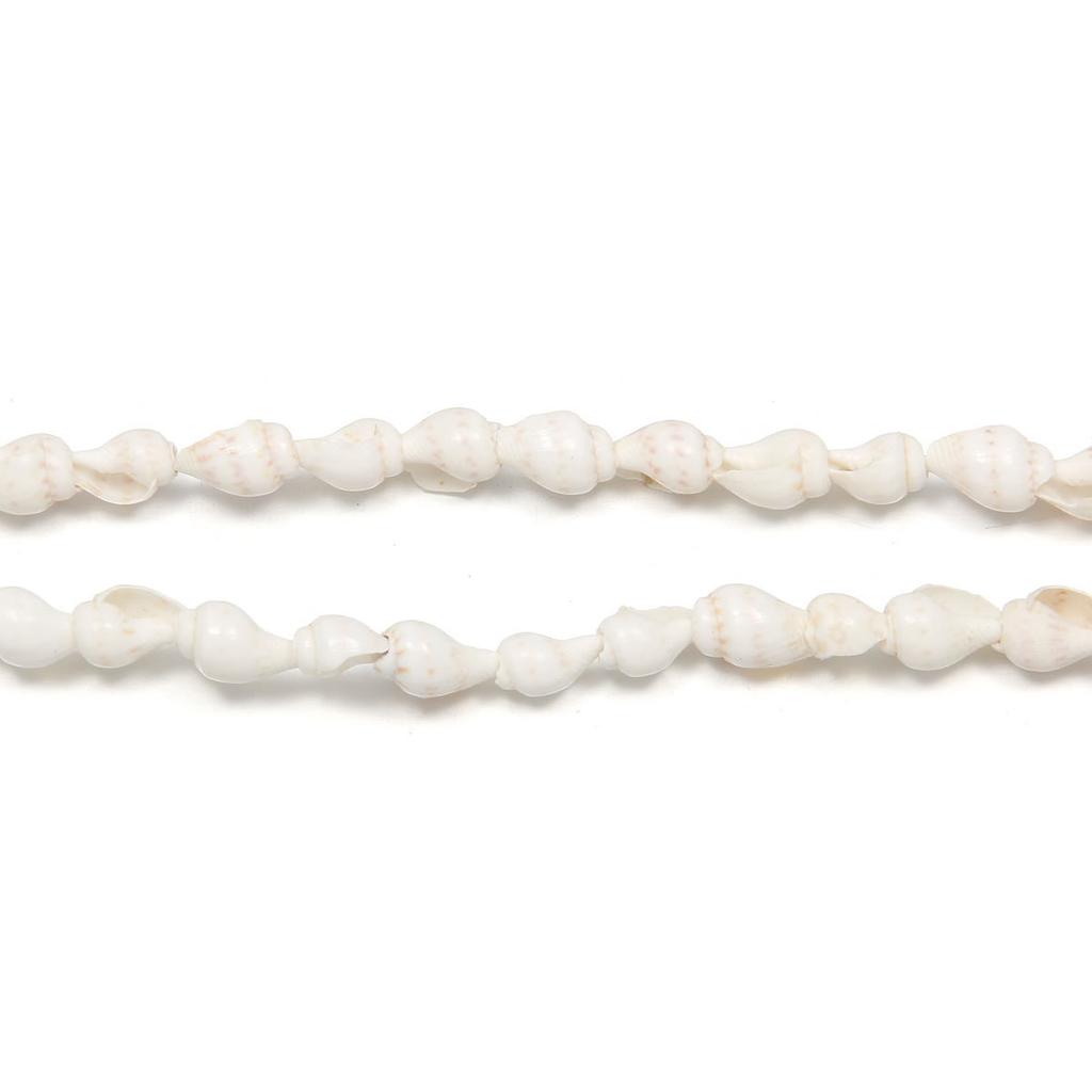 1 нить Бусины-ракушки в форме раковины 6–9 мм Свободные бусины-разделители в морском стиле для изготовления ювелирных изделий своими руками Идеальные браслеты, ожерелья и подвески 150 см