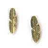 Les Trésors De Lily [N3568] - 2 пары золотых серег «Навахо» (перья)