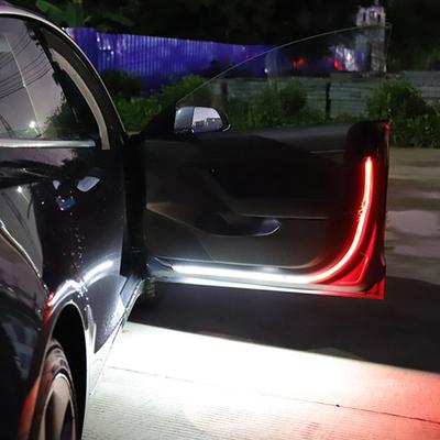Светодиодная подсветка двери FLEX LED белая и красная, универсальная, 12 В, для бездорожья