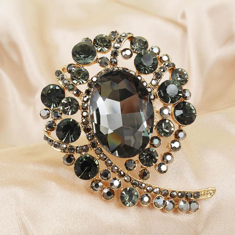 Европейское и американское ретро классическое кольцо со стразами - красочный, крупный и смелый модный аксессуар