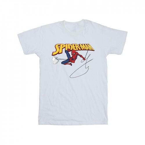 Marvel Girls Spider-Man With A Book Cotton T-Shirt