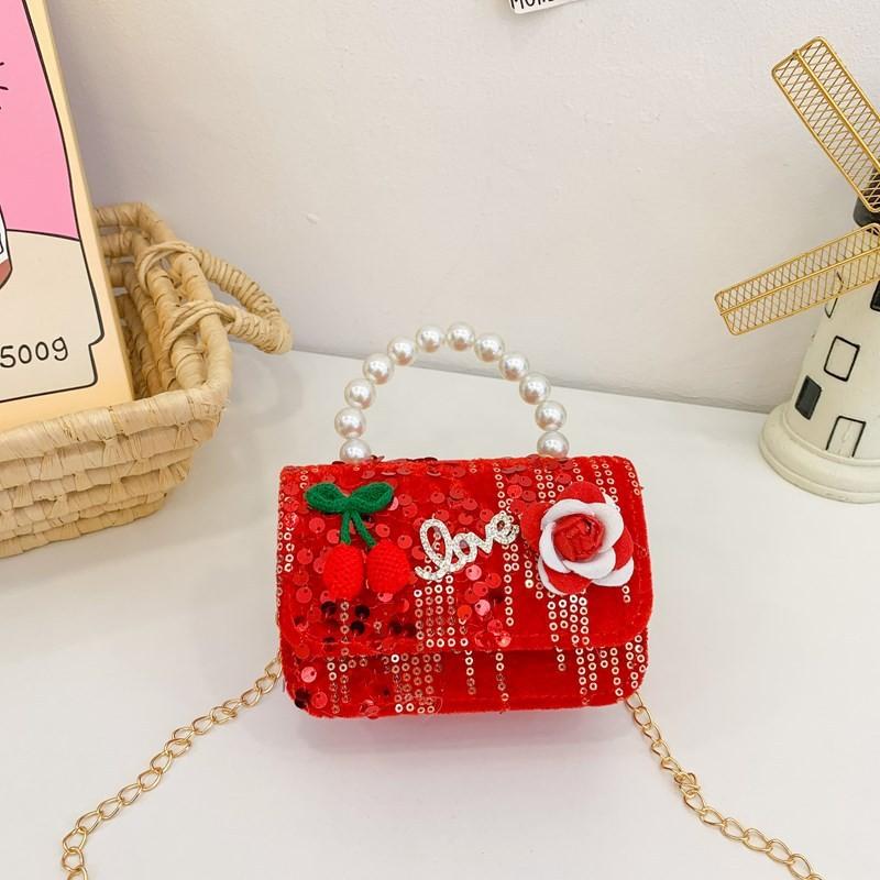 Причудливая детская сумочка из ПУ с привлекательными бантами и очаровательными цветочными элементами