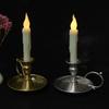 With Handle Round Single-head Candlestick Anti Slip Handheld Candle Holder  Wedding