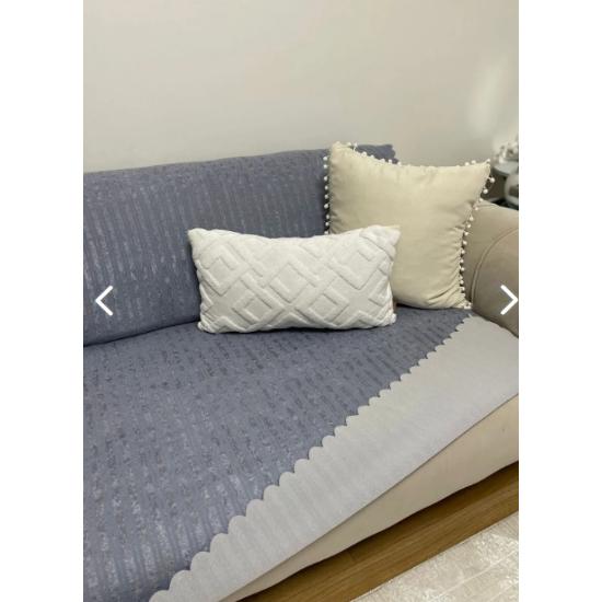 Нескользящий бархатный диван на губчатой ​​основе - Чехол для дивана-кровати 170x210 см