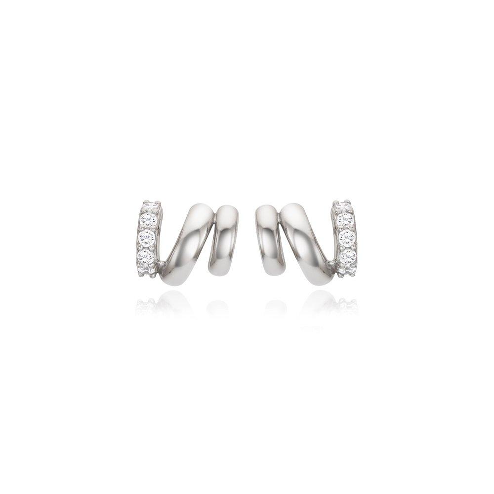 STONEHENGE Silver Cubic Earrings Sc25B08T