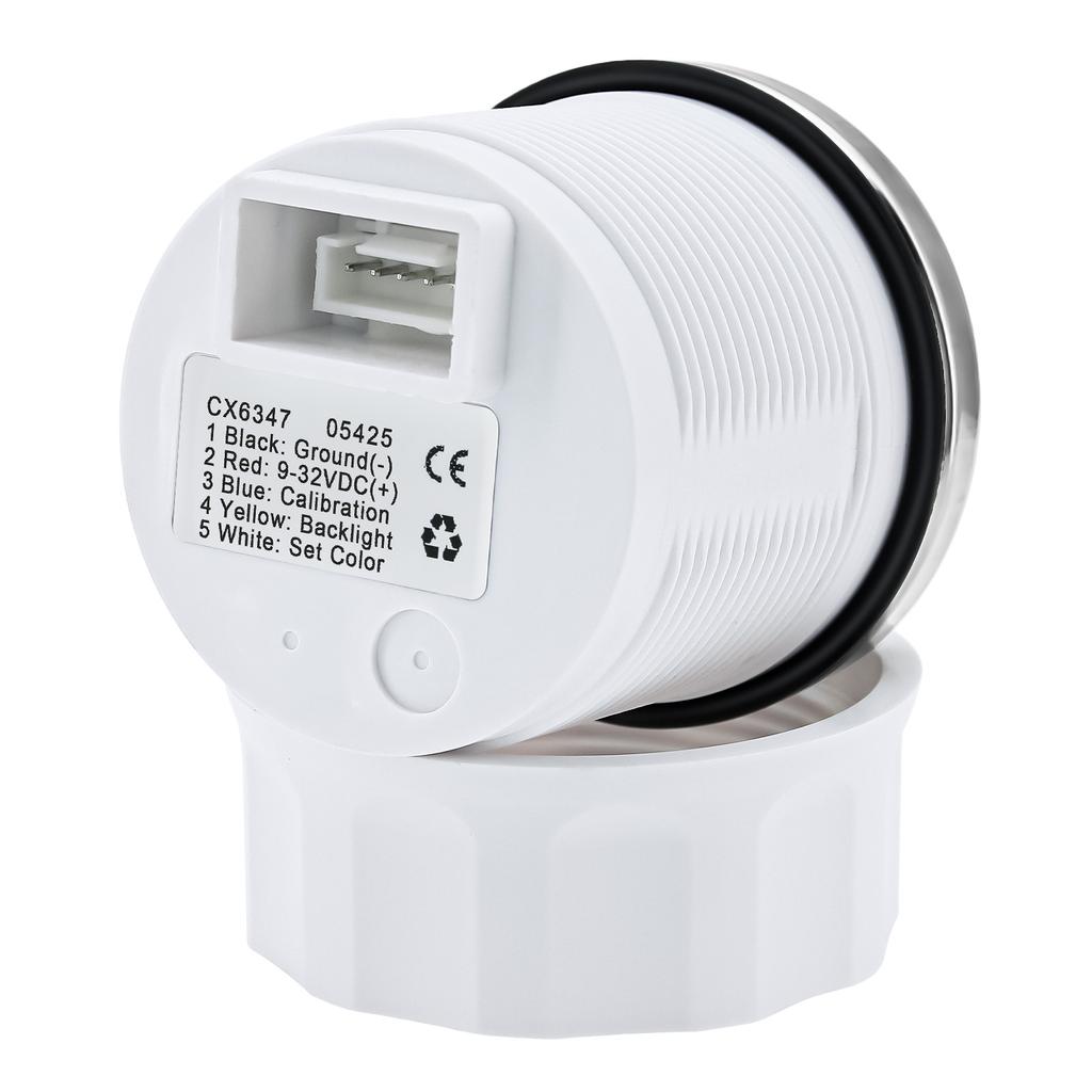 52mm Digital Clock Gauge 0-12 Hours Pointer 7 Color Backlight Hourmeter For Car Boat Truck Waterproof Clock Meter 12V 24V