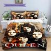 Постельное белье с рисунком Фредди Меркьюри Queen, Комплект с одеялом, Пододеяльник, Наволочка, Домашний подарок на день рождения (1 пододеяльник + 2 наволочки, без наполнителя)