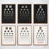 Visual Acuity Eye Exam Chart Posters and Prints Vision Test Tables Canvas Painting Classroom Study Wall Art Picture Decor Cuadro
