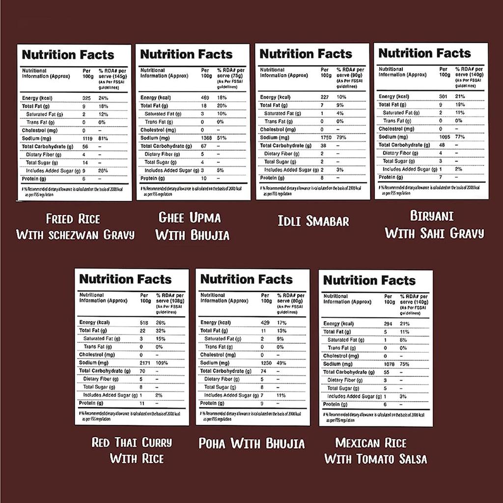 MOM - Жареный рис Meal of the Moment с соусом Шезван, 145г (Пакет из 3) Готов есть