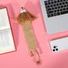 3D Book Clip DIY Crochet Knitting Bookmark Page Holder Clip Book Support