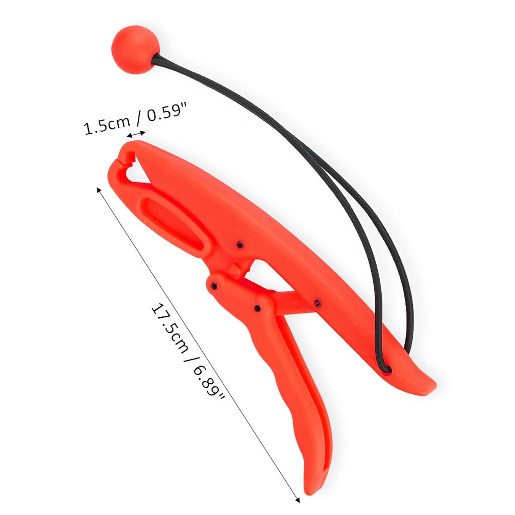 Прочный плавающий захват для губы рыбы с эластичным шнурком, рыболовные снасти(красный л)