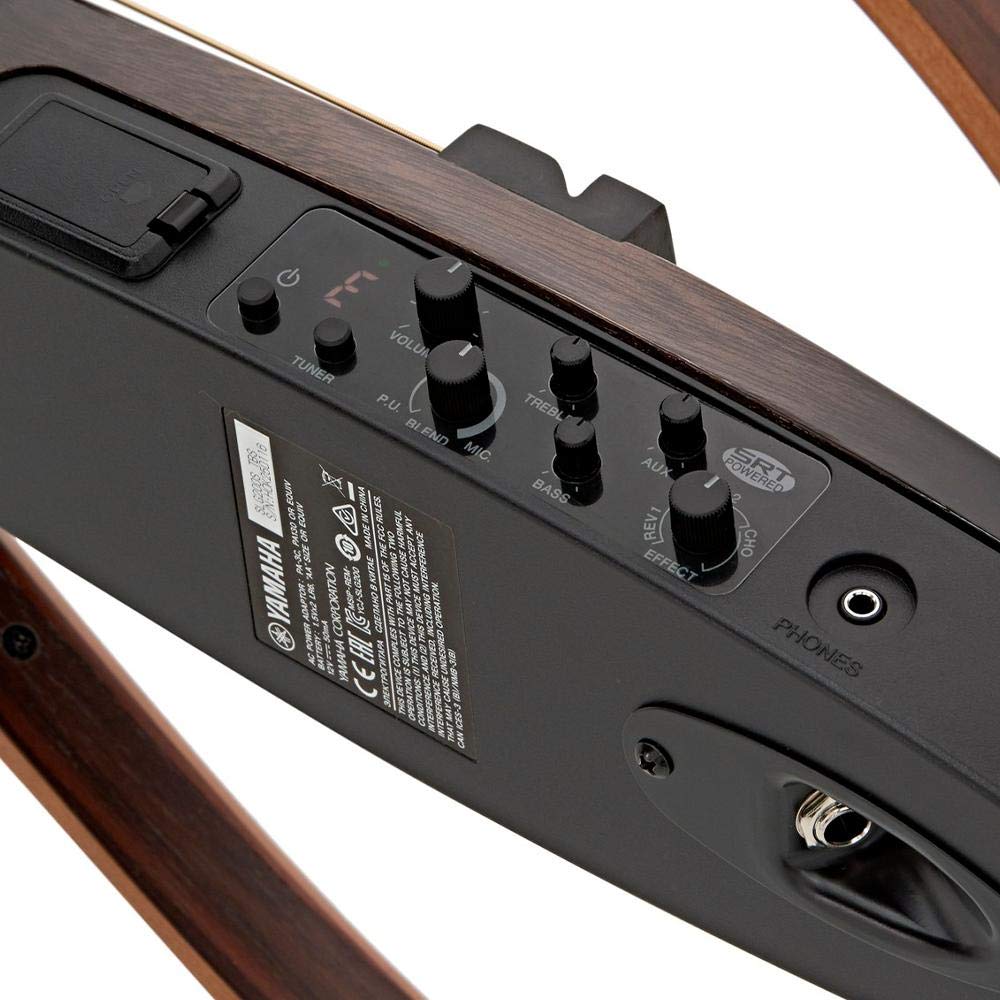 YAMAHA Бесшумная гитара Crimson Red Burst SLG200N CRB нейлоновые струны