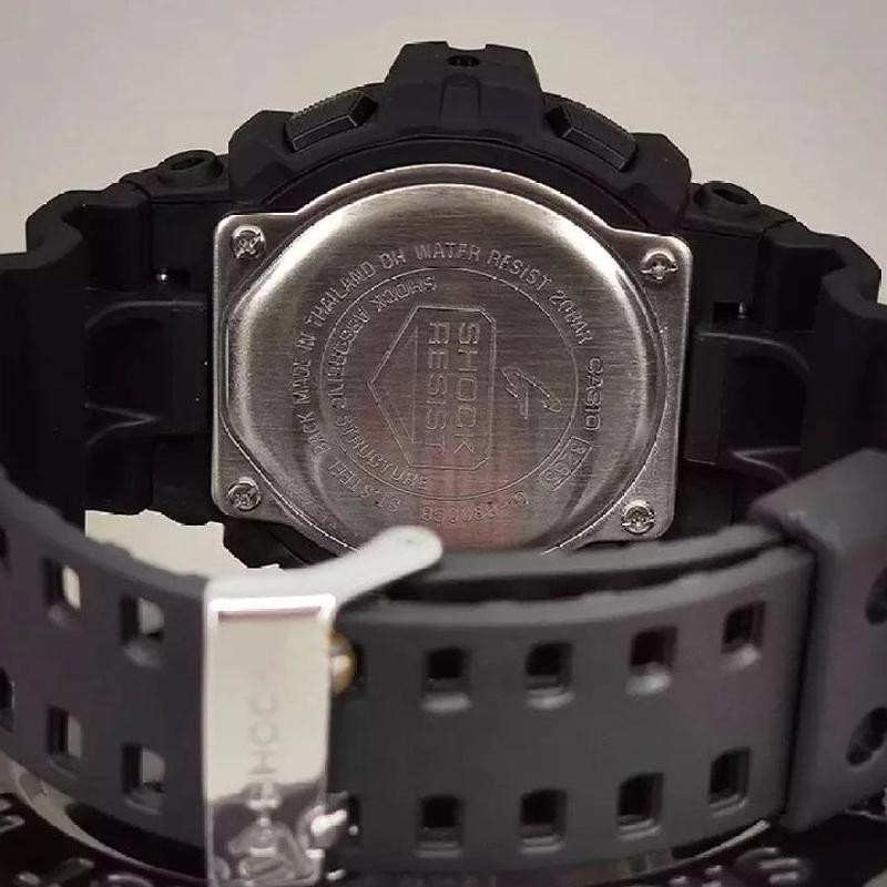 Casio Модные, Крутые и Высококачественные LCD-дисплей Водонепроницаемый и Ударопрочный Механизм Кварцевый механизм Ремешок из смолы Японские и Корейские часы G-8900GB-1ER