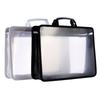 Waterproof Transparent A4 Handbag Zipper Bags File Storage Bag Students Portable Bag  Paperwork