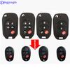 Jingyuqin Remote Car Key Shell Modified Flip 3 Buttns Fob TOY43 Case For Toyota Tacoma HIGHLANDER SEQUOIA Sienna Tundra