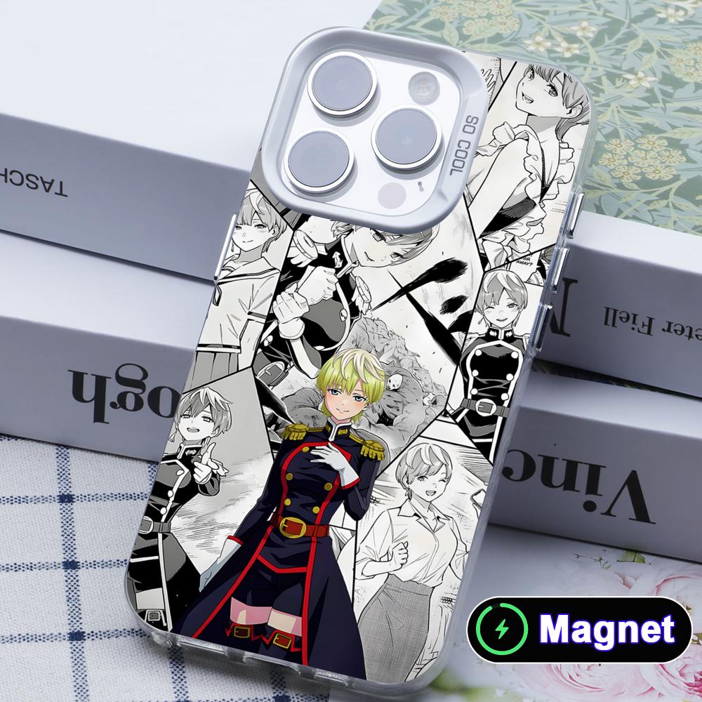 Mato seihei Tenka Izumo White Translucent MagSafe Mobile Phone Case for iPhone 17 16 15 14 13 12 11 X XR XS Air Pro Max Plus
