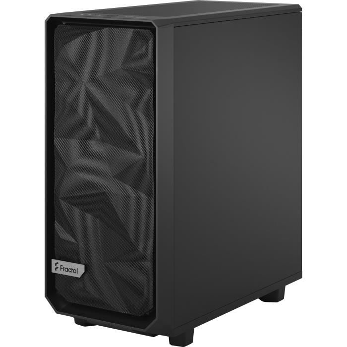 Fractal design - boîtier pc meshify 2 compact noir panneau solide